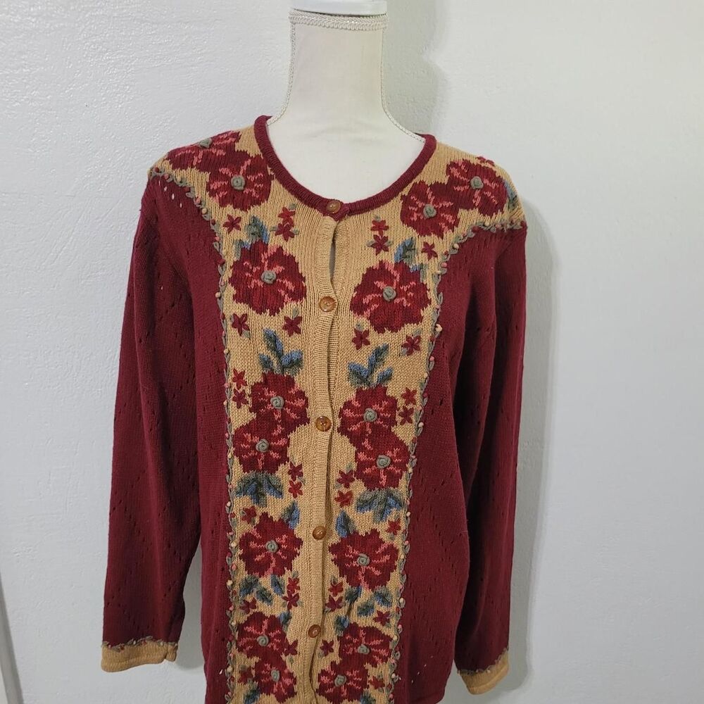 Jantzen Women's Burgundy Jumper